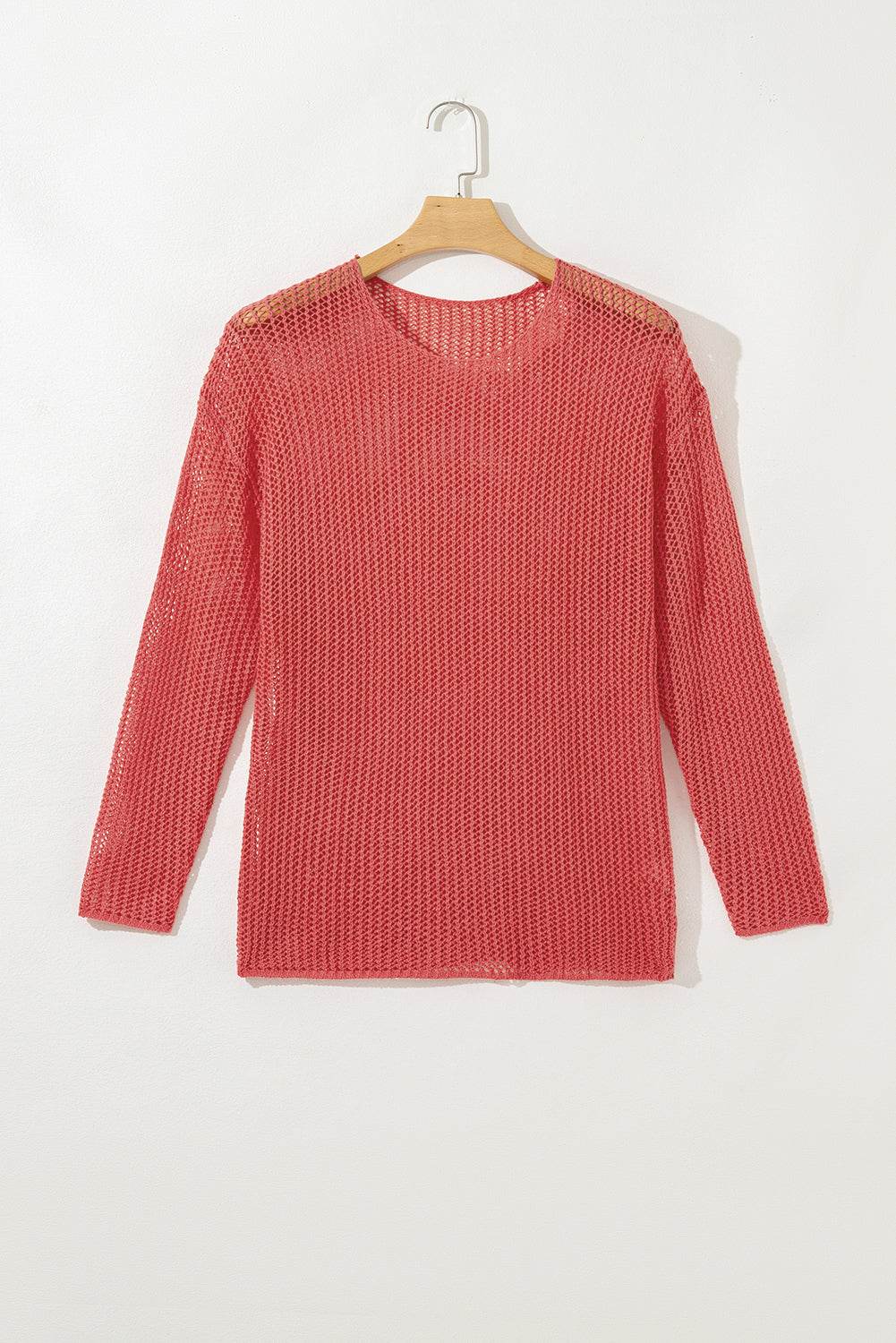 Hadley Crochet Hollow-out Sweater Threaded Pear
