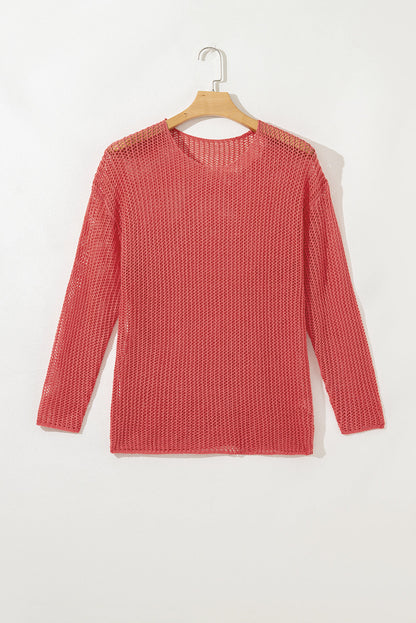 Hadley Crochet Hollow-out Sweater
