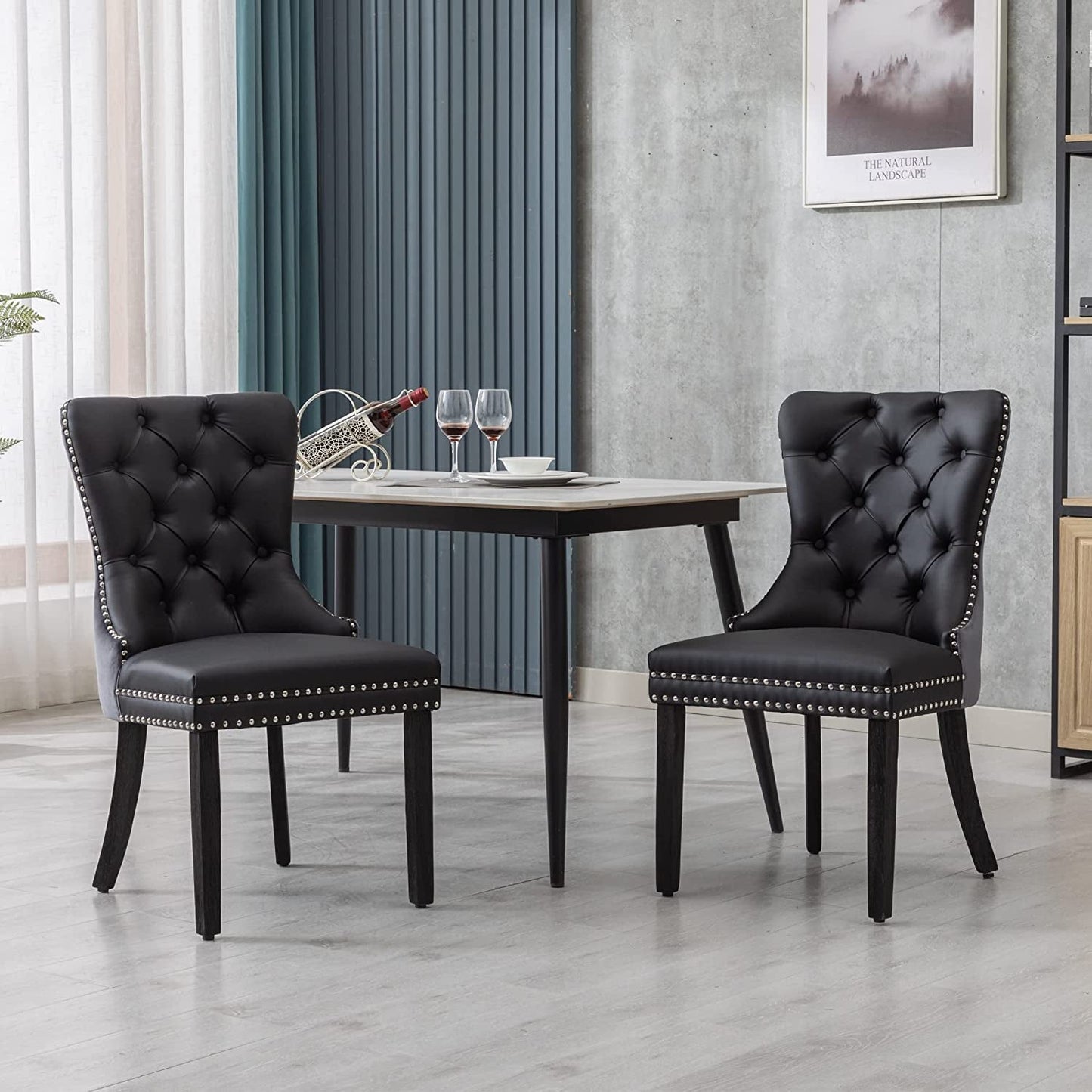 Dining Chairs Set of 4, Upholstered High-End Tufted Dining Room Chair ShipItFurniture