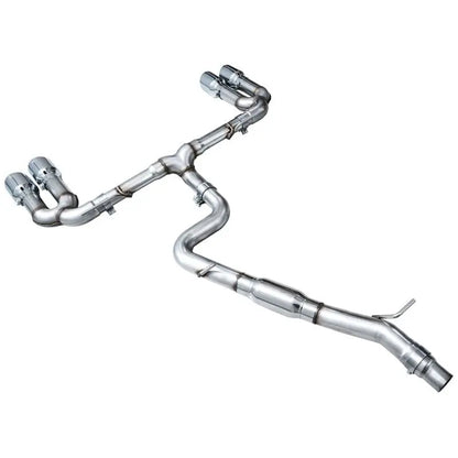 AWE 22-24 Audi 8Y S3 Track Edition Exhaust  - Chrome Silver Tips NP Motorsports