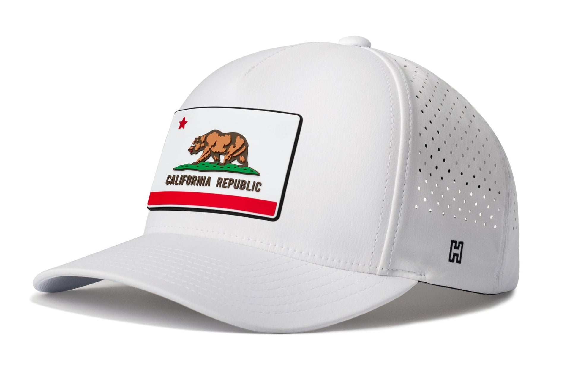 California Flag Performance 5-Panel Hat | CA Flexfit Snapback - Get it from Bo