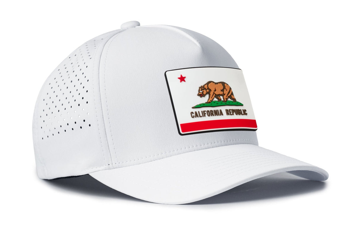 California Flag Performance 5-Panel Hat | CA Flexfit Snapback - Get it from Bo