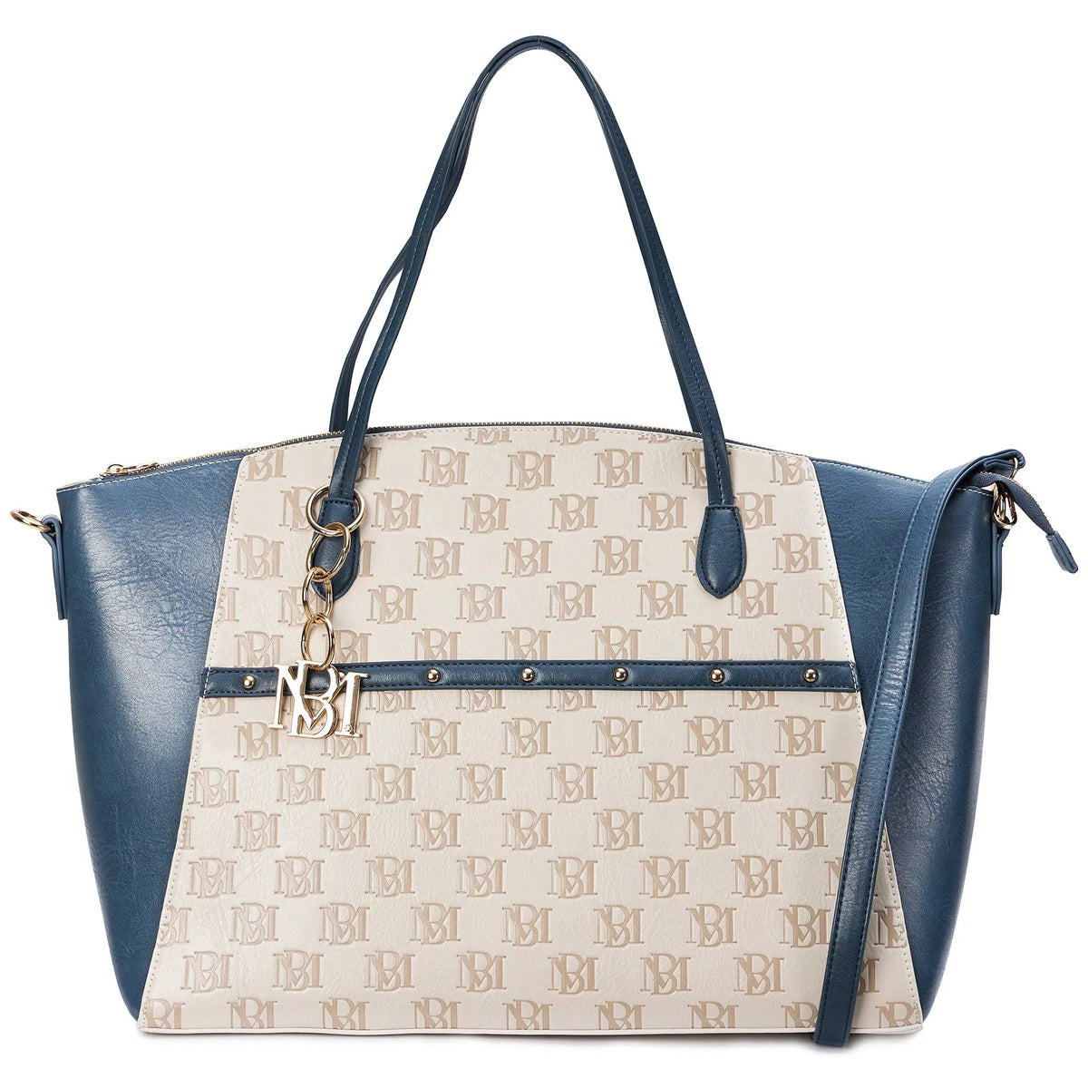 Caroline Vegan Leather Monogram Weekender Duffel Bag - Get it from Bo