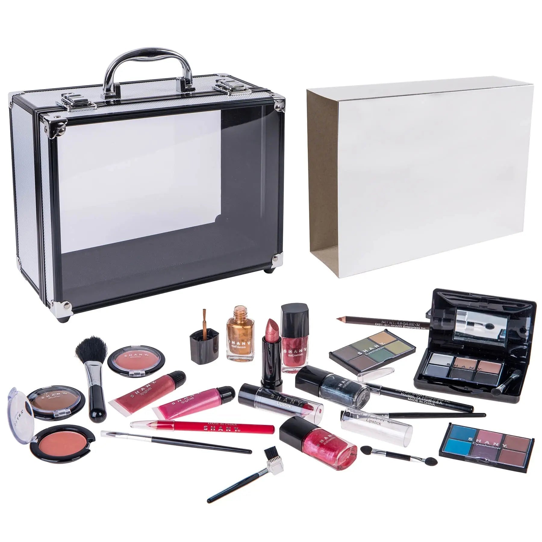 Carry All Trunk Makeup Set - Silver - Get it from Bo
