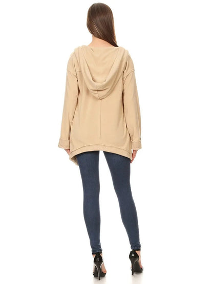 Causal Lightweight Hoodie Oversized Sweater - Get it from Bo