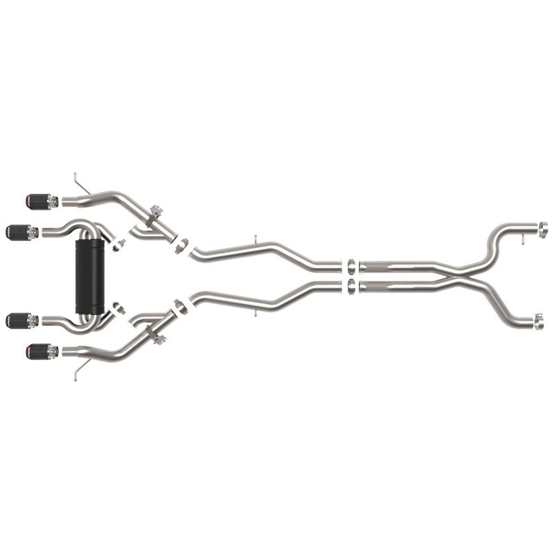 aFe MACHForce XP Exhausts Cat-Back SS 19-21 BMW M2 Competition L6-3.0L w/Carbon Tips NP Motorsports