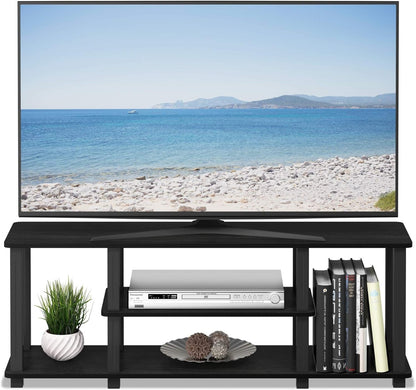 Turn-N-Tube 3-Tier TV Stand For 50-Inch TV Americano Black