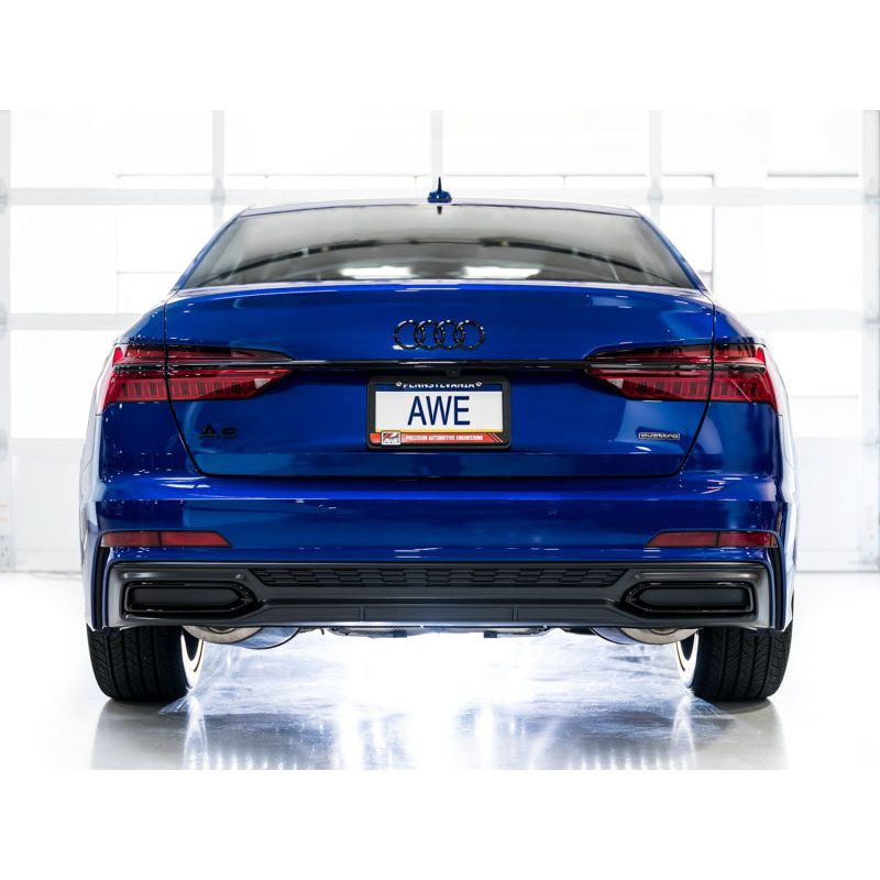AWE Audi 2019-2023 C8 A6/A7 3.0T Touring Edition Cat-back Exhaust- Turn Downs NP Motorsports