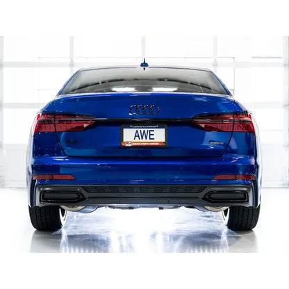 AWE Audi 2019-2023 C8 A6/A7 3.0T Touring Edition Cat-back Exhaust- Turn Downs NP Motorsports