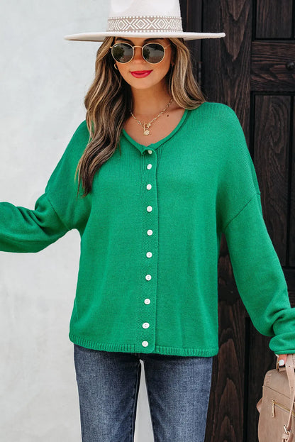 Evatyn Knit Drop Shoulder Sweater