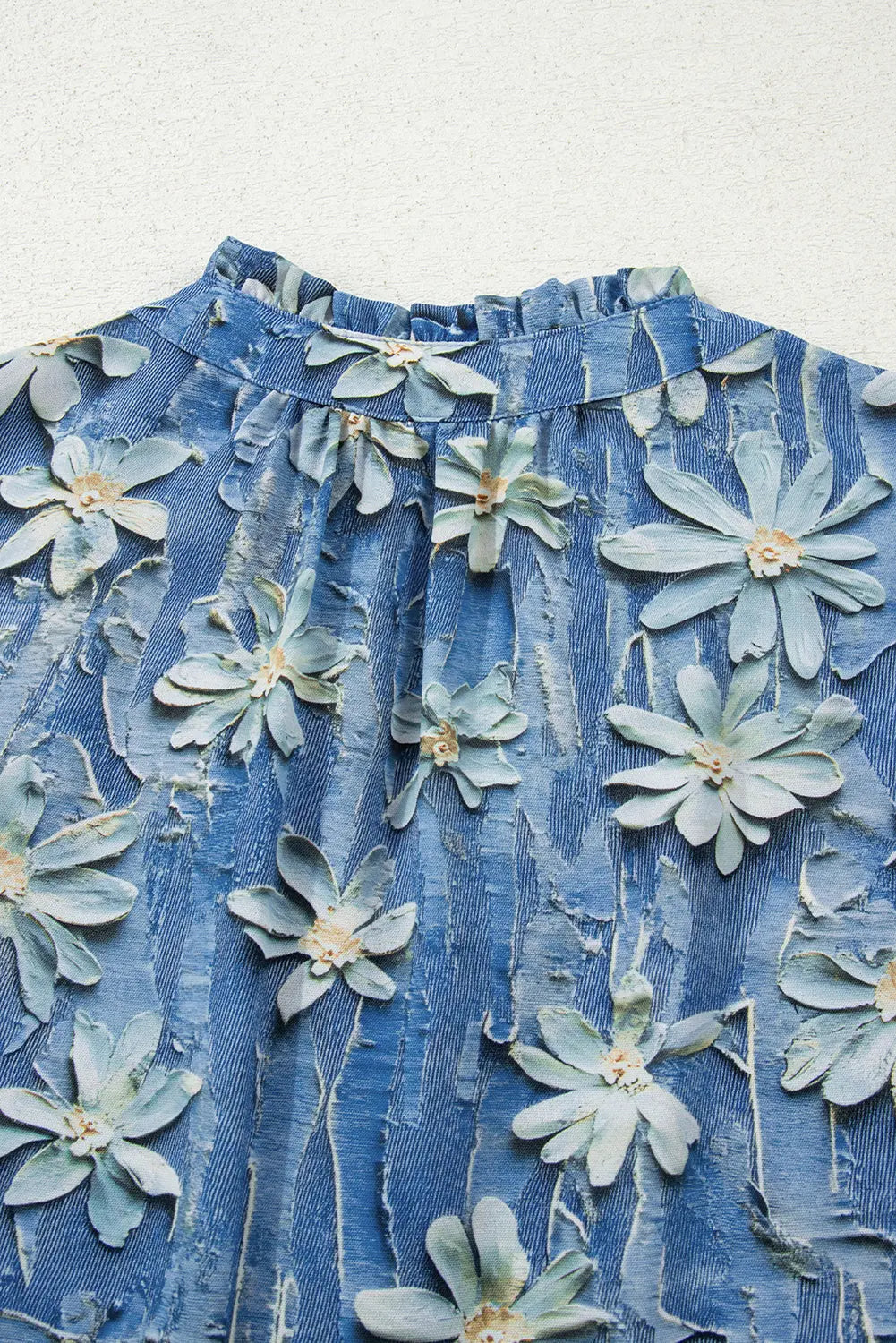 Sarajana Half Placket Collared Blouse