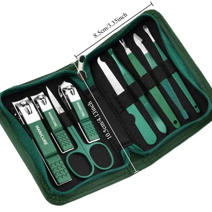 6-9 Pcs Manicure Set with Leather Case Professional