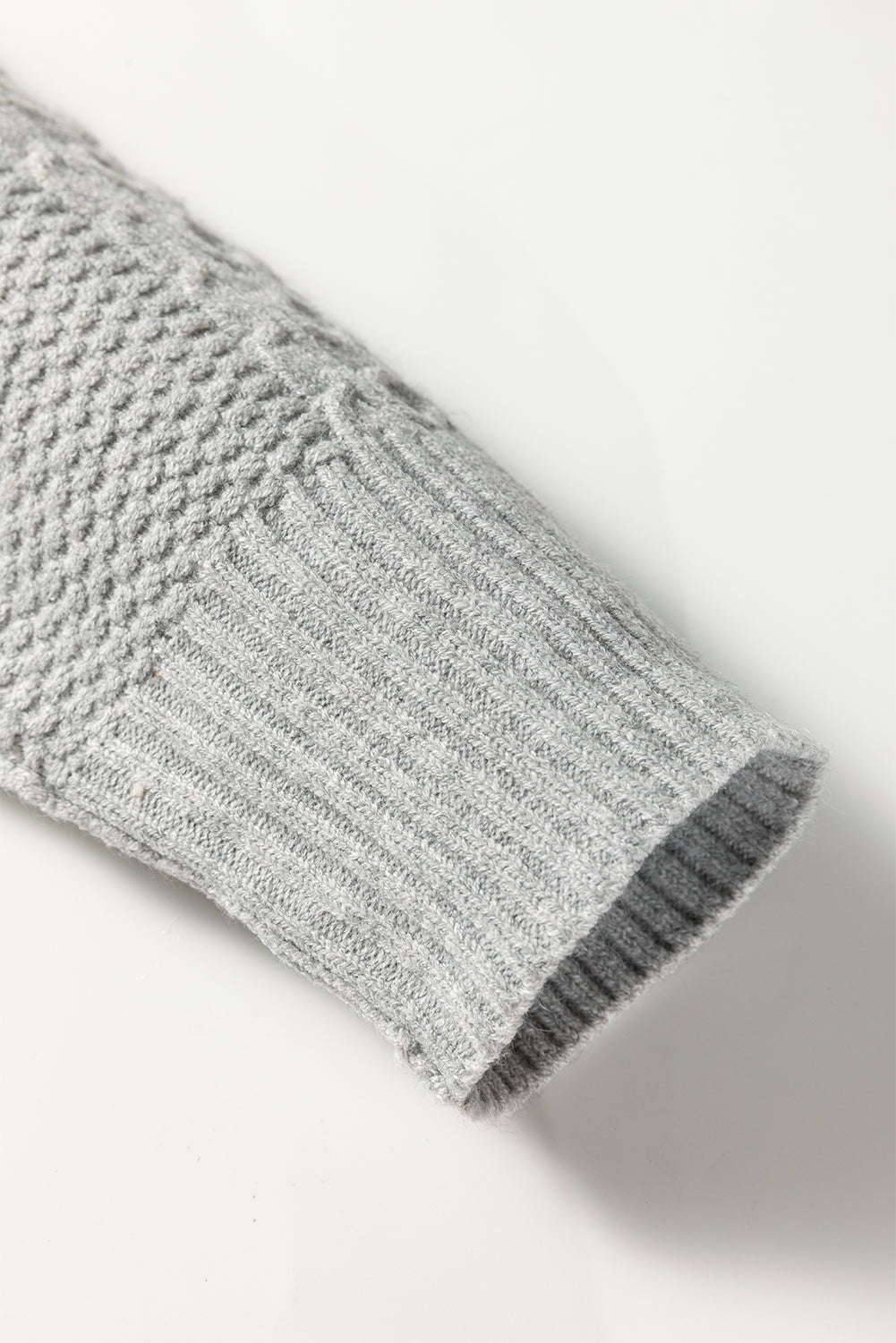 Sofia Ribbed Trim Loose Sweater