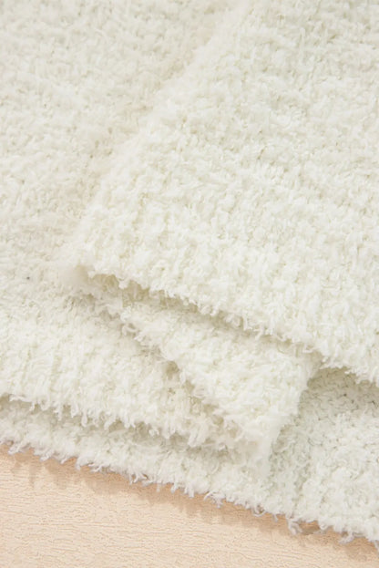 Lumikara accent Hooded Popcorn Sweater