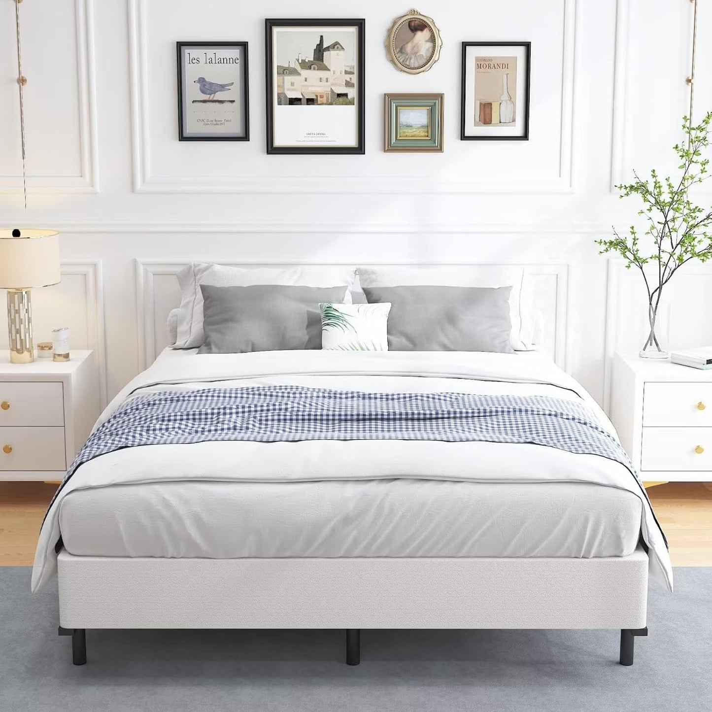 Queen Heavy Duty Metal Box Spring Mattress Foundation