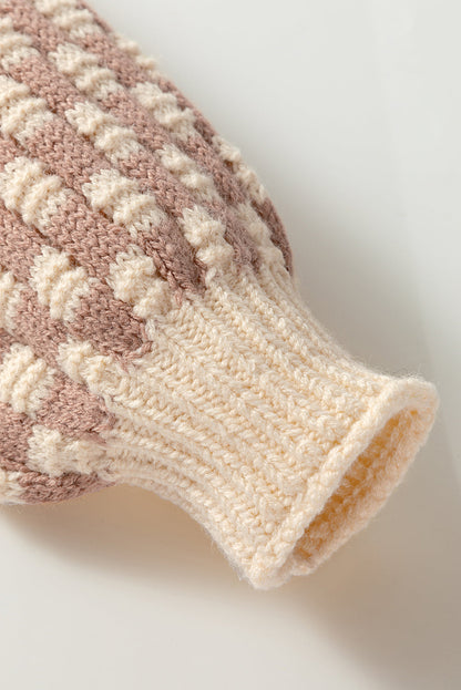 Sofia Shoulder Balloon Sleeve Sweater