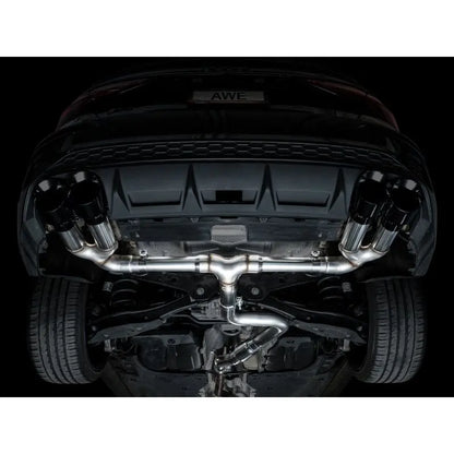 AWE 22-24 Audi 8Y S3 Track Edition Exhaust  - Diamond Black Tips NP Motorsports