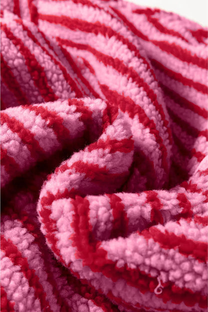 Camila Zip Fleece Oversize Sweatshirt