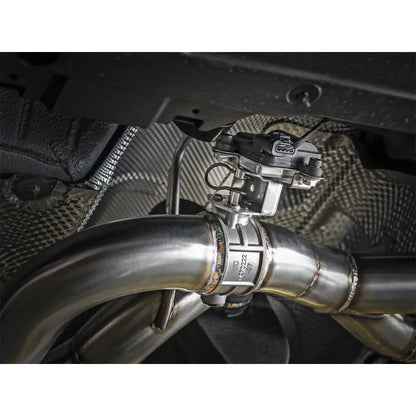 aFe MACH Force-Xp 2-1/2in SS Axle Back Exhaust w/Black Tips 15+ BMW M3/M4 (F80/F82) L6 3.0L (tt) S55 NP Motorsports