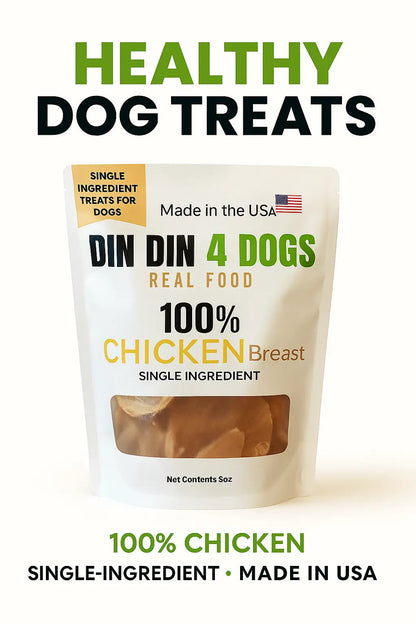 Chicken Treats Dog Treats, 5 Ounce Bag, Single Ingredient, High Protein - Get it from Bo