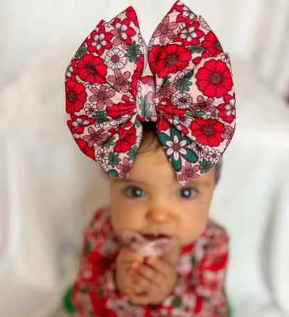Christmas floral messy wrap - Get it from Bo