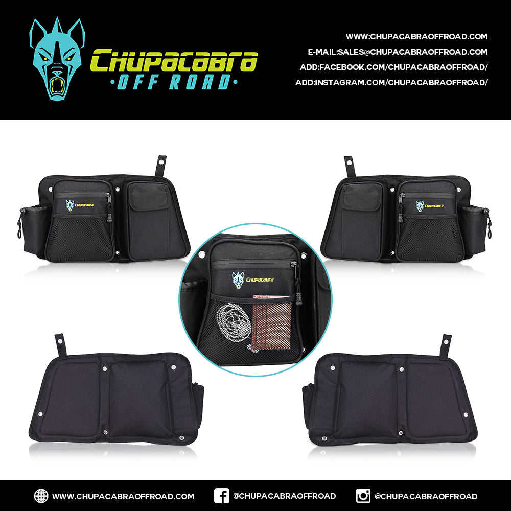 RZR Rear Door Bags Set of Two Right & Left - Get it from Bo