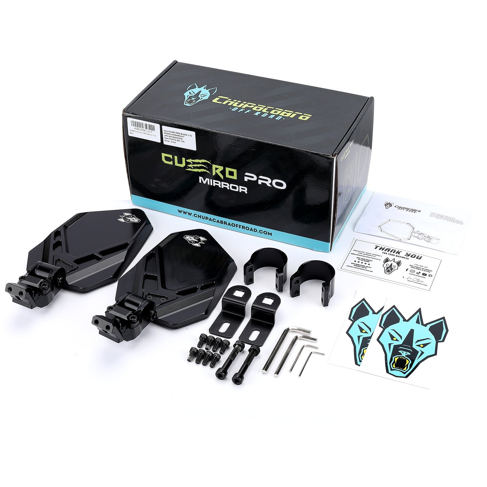 Cuero Pro UTV Side Mirror (Set of Two) - Get it from Bo