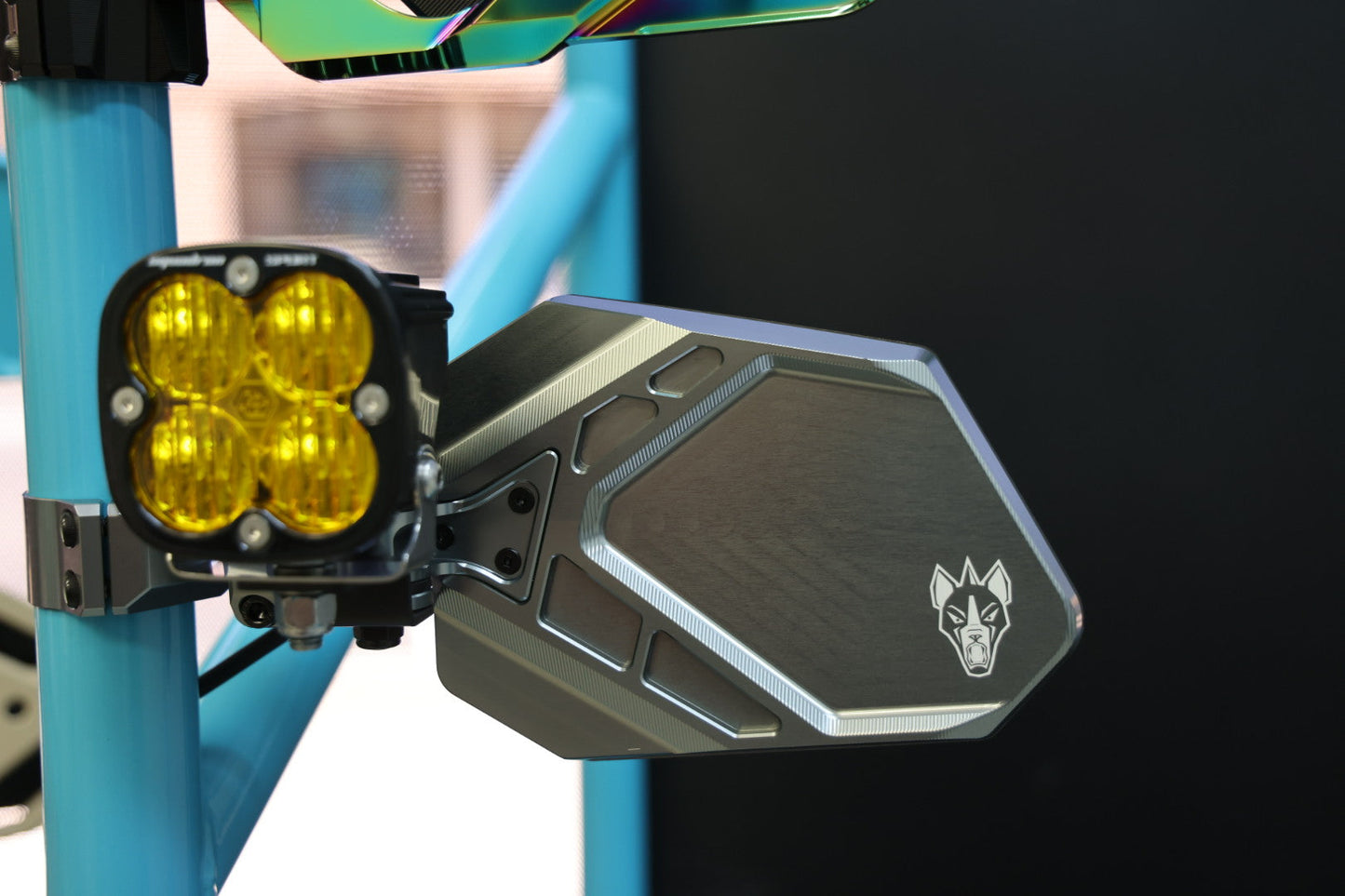 Cuero Pro UTV Side Mirror Titanium - Get it from Bo
