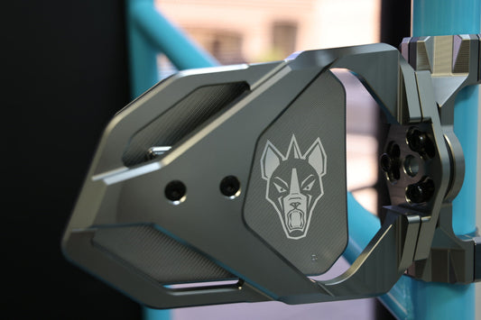 Cuero Race UTV Side Mirror Titanium - Get it from Bo