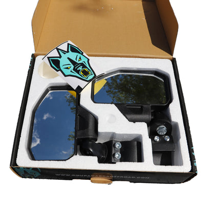 Channel Shaped Side Mirror for UTV | Ranger/General Break Away with Adjustable Arm - Get it from Bo