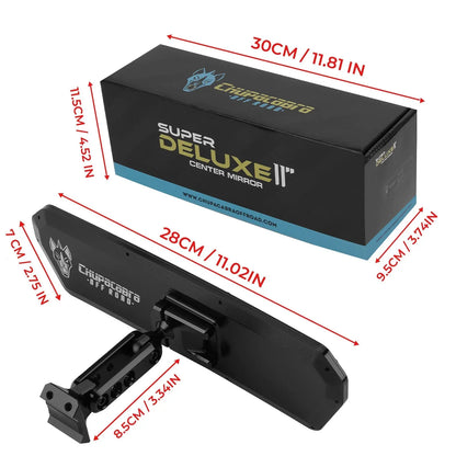 Super DELUXE 11" Offroad UTV Center Rearview Mirror - Get it from Bo