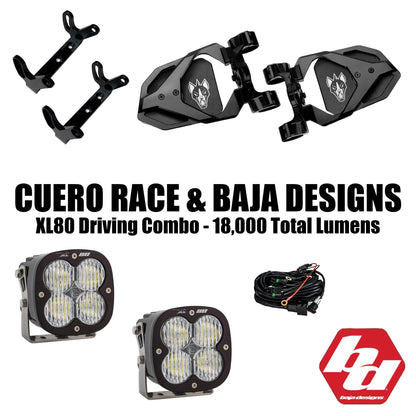 Cuero Race Mirror / Baja Designs XL80 Light Combo - Get it from Bo