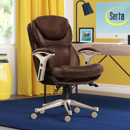 Claremont Ergonomic Office Chair Lumbar Support Chestnut - Get it from Bo
