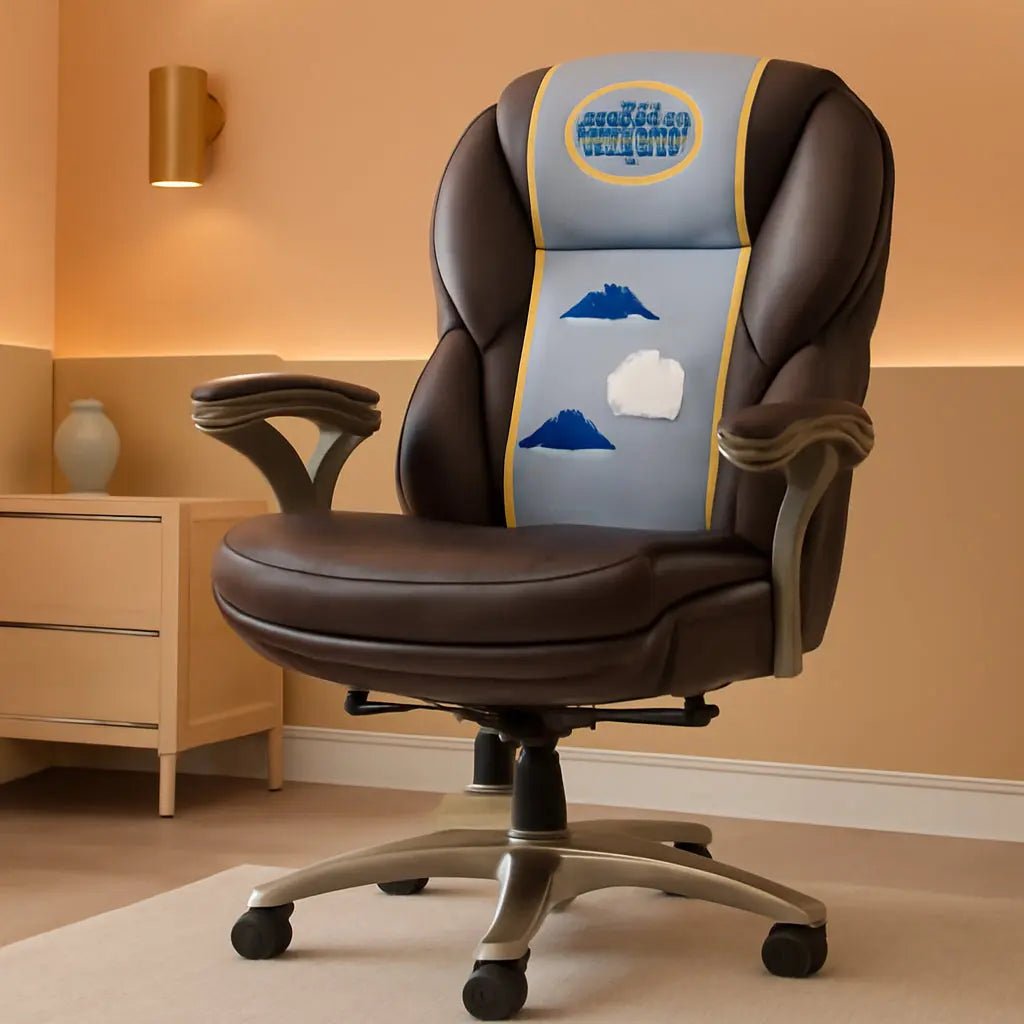Claremont Ergonomic Office Chair Lumbar Support Chestnut - Get it from Bo