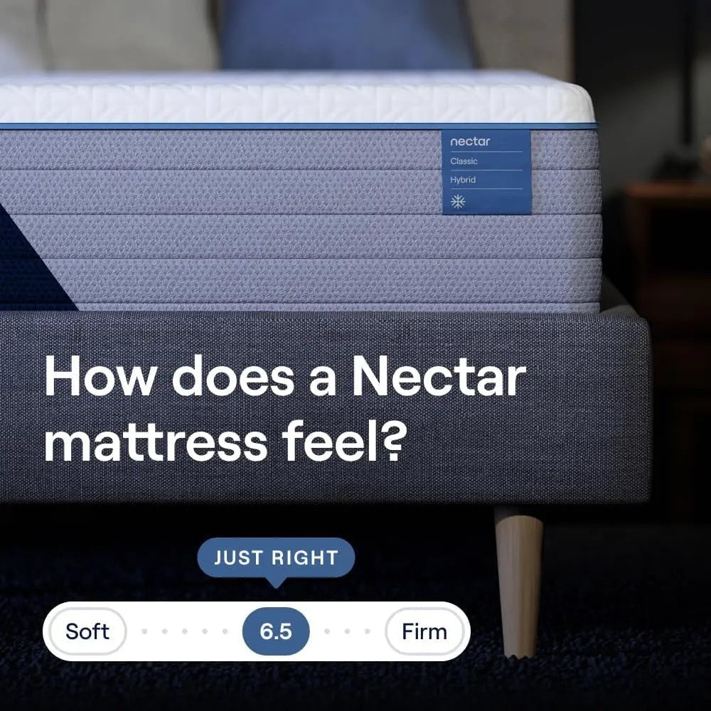 Classic Hybrid Queen Mattress Featuring Memory Foam Comfort - Get it from Bo
