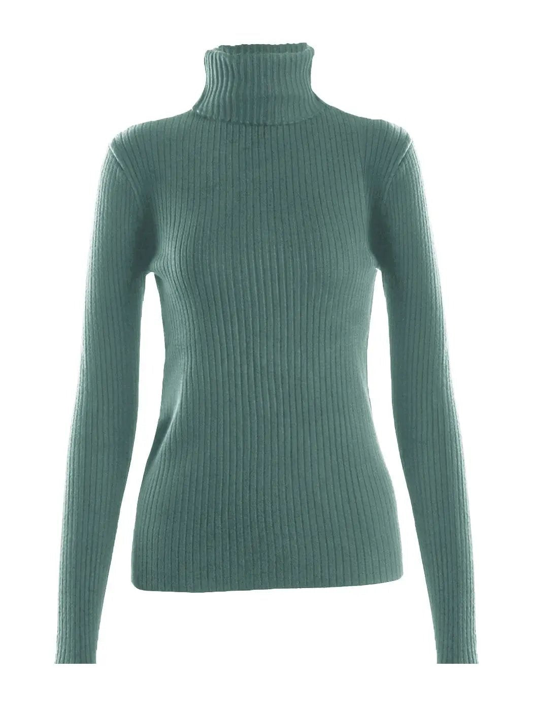Classic Stretchable Lightweight Long Sleeve Slim Turtleneck Sweater - Get it from Bo