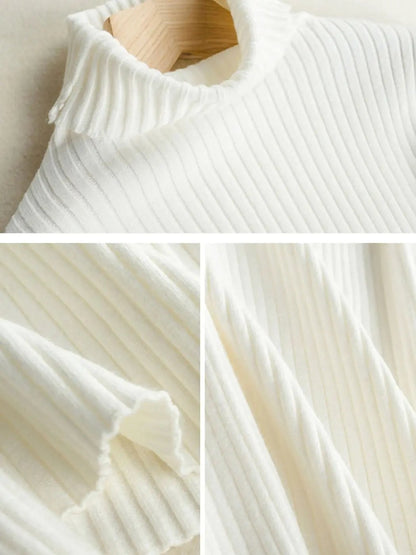 Classic Stretchable Lightweight Long Sleeve Slim Turtleneck Sweater - Get it from Bo