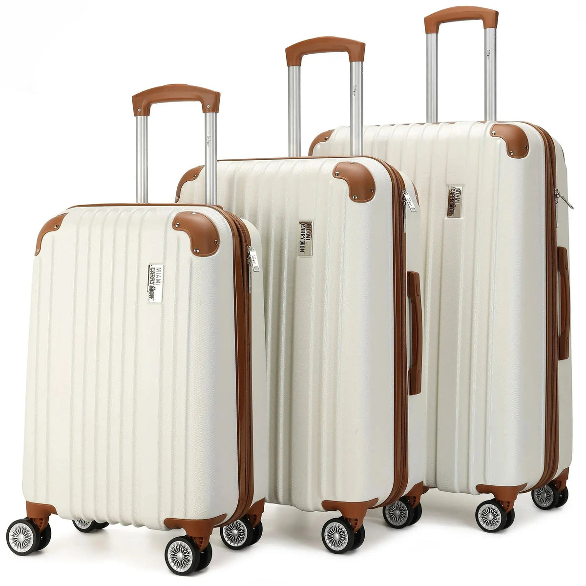 Collins 3 Piece Expandable Retro Luggage Set - Get it from Bo