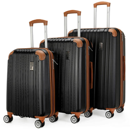 Collins 3 Piece Expandable Retro Luggage Set - Get it from Bo