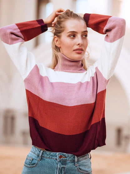 Color Blocked Cozy Sweater - Get it from Bo
