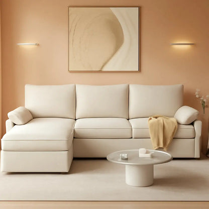 Comfy 108 Inch Modular Sectional Sofa With Ottoman ShipItFurniture