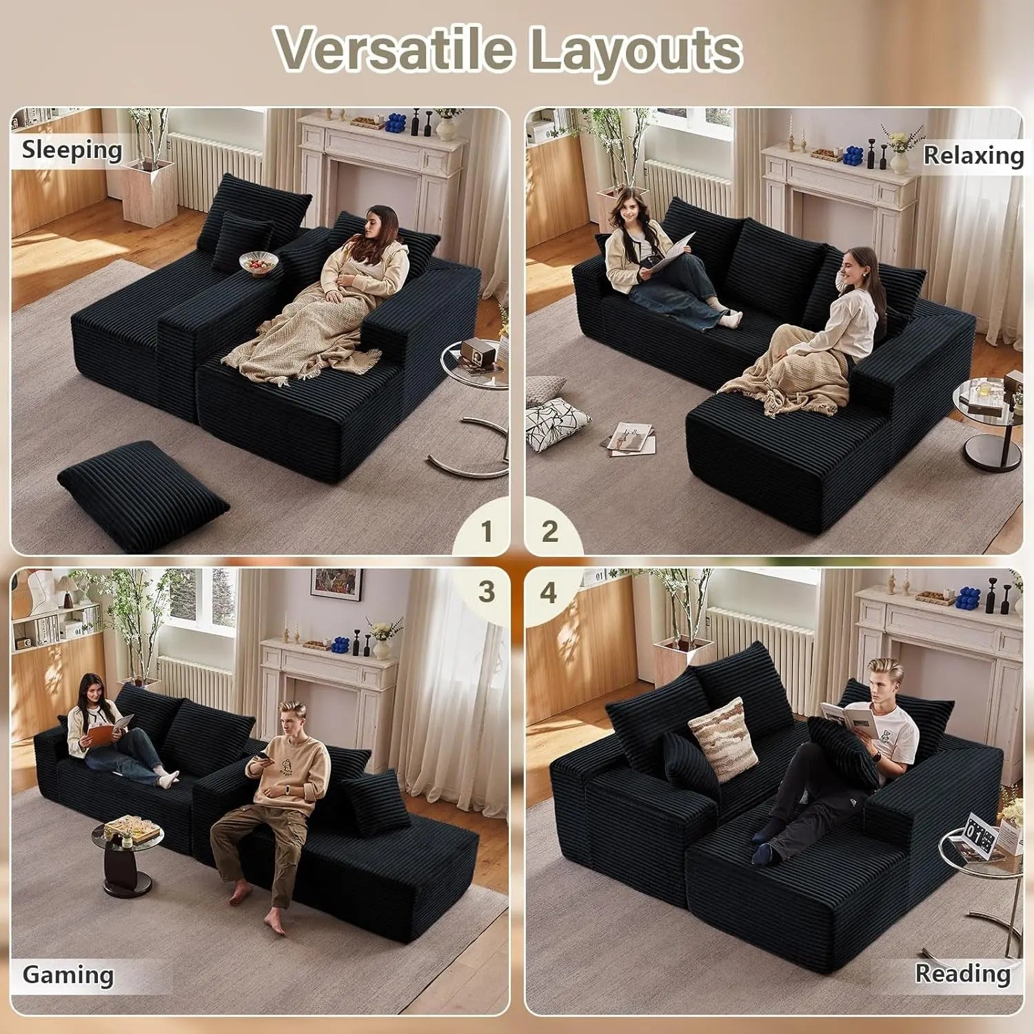 Comfy Modular Sectional Sofa With Chaise Lounge Design - Get it from Bo