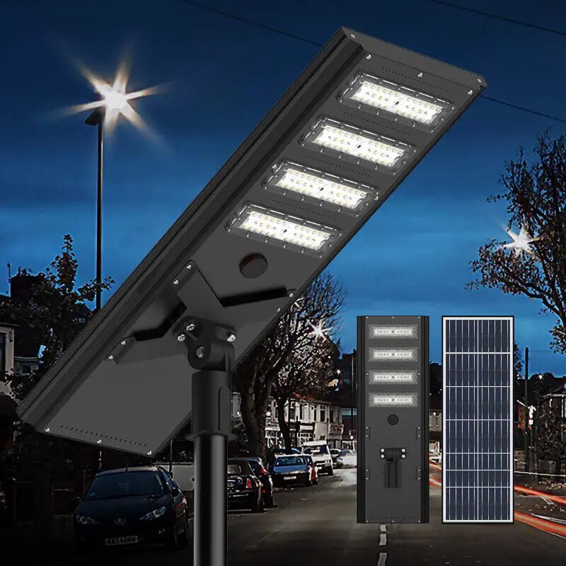 Commercial Solar Power LED Parking Lot Light - 2 Years Warranty - Get it from Bo