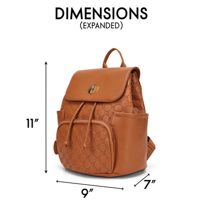 Compass 10L Vegan Leather Monogram Mini Backpack - Get it from Bo