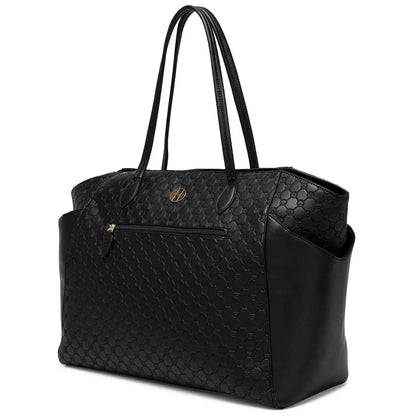 Compass 32L Vegan Leather Monogram Weekender Tote Bag - Get it from Bo