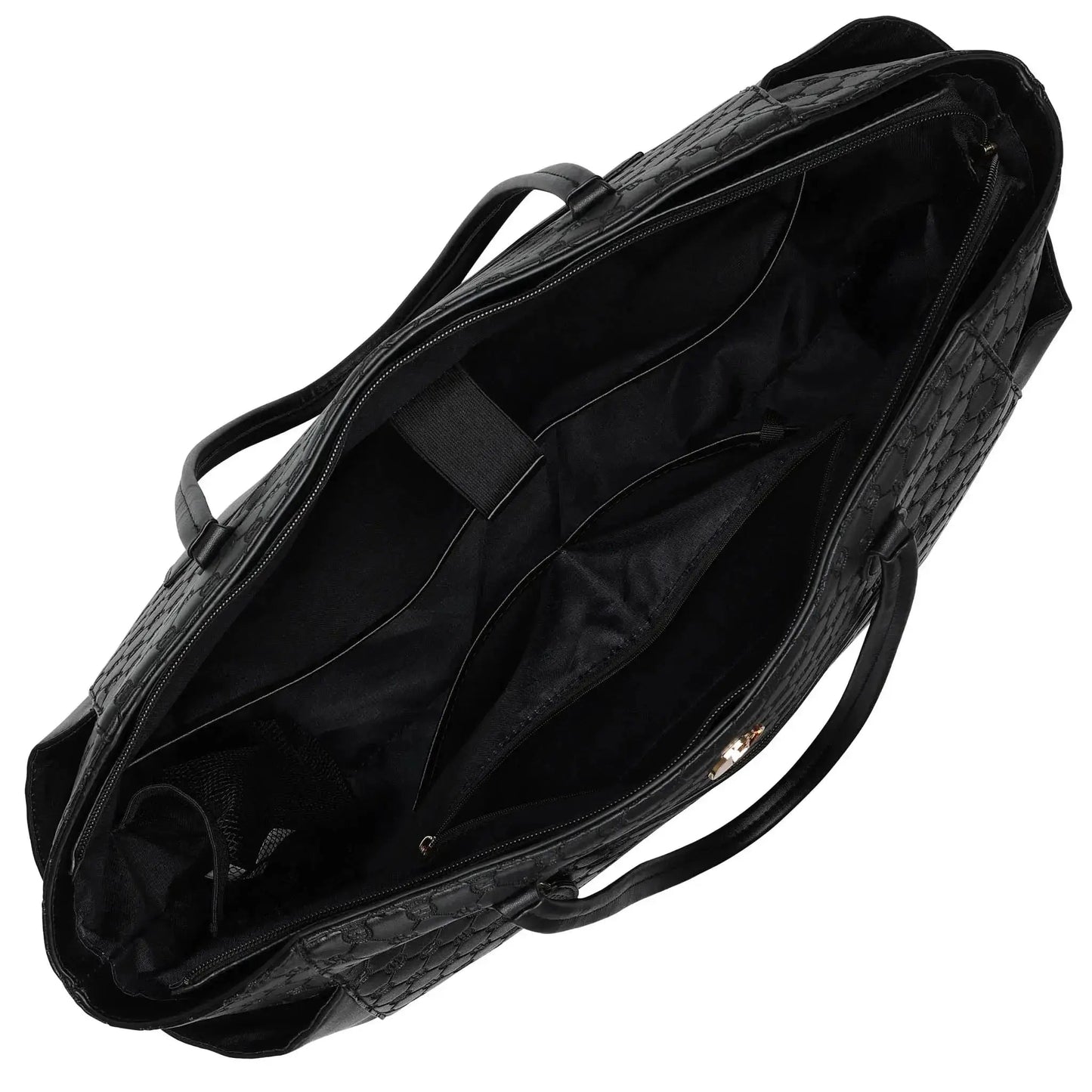 Compass 32L Vegan Leather Monogram Weekender Tote Bag - Get it from Bo