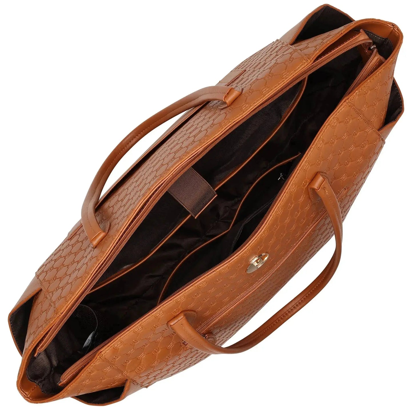 Compass 32L Vegan Leather Monogram Weekender Tote Bag - Get it from Bo
