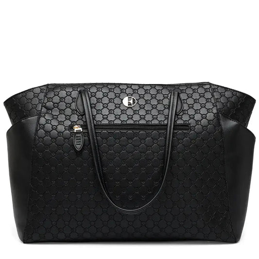 Compass 32L Vegan Leather Monogram Weekender Tote Bag - Get it from Bo