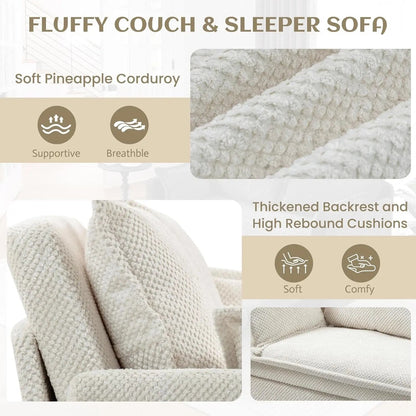 Convertible King Sofa Bed with USB Charging and Pockets - Get it from Bo