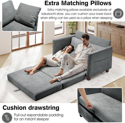 Convertible Loveseat Sleeper Sofa Bed for Small Spaces ShipItFurniture